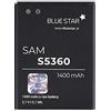 Blue Star BlueStar 5901737179487 Premium - Batteria da 1400 mAh Li-Ion de Capacità Carica Veloce 2.0 Compatibile Con il Samsung Galaxy Y S5360/Wave Y S5380