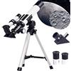 ChuShengQ Telescopi astronomici per bambini, adulti e principianti, rifrattore astronomico 68X, telescopio da viaggio con treppiede per osservare il pianeta lunare, giocattolo educativo regalo