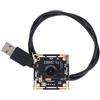 ViaGasaFamido Modulo Telecamera HD Grandangolare 105 Gradi 2 Megapixel, Webcam USB 2.0 con Chip F22, Messa a Fuoco Manuale, Plug and Play, per WinXP/ 7/8/10//