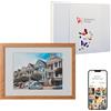 Reflection Frame, Cornice fotografica digitale senza fili, display ePaper da 13,3 pollici, tecnologia tap-to-print, cornice artistica da parete per qualsiasi luogo e tutti
