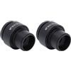 SUNFECILI 2PCS 10X Oculari per Microscopio 22mm High Eye Spot Lente Ottica Ad Ampio Campo Oculare Regolazione Diottrica 30mm Mount
