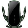 ohfruit Supporto per telefono per auto, supporto universale a induzione a gravità, supporto universale, supporto per telefono con presa d'aria regolabile per auto, colore: Verde