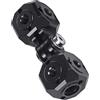 NovelGoal Convertitore per montaggio su base treppiede da 1/4 3/8 fori versatile mini cubo magico compatibile con adattatore a sfera per fotocamera DSLR GoPro (Cube D)