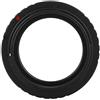 Sxhlseller Anello Adattatore per Fotocamera, Anello Adattatore in Metallo Portatile Ad Alta Resistenza Obiettivo Telescopico con Attacco T2 per Fotocamera EOS M42X0,75mm Filettatura
