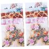 KOMBIUDA Panno in Microfibra la Pulizia Lenti Occhiali e Gioielli 10 Pezzi 14,5x14,5cm Alta Assorbenza per Custodia Occhiali e Borsa Stili multipli