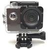 equlup Action Camera, K1080HD Videocamera impermeabile da 12 MP Display HD Subacquea Outdoor Bike Diving Sport Action Camera per Bike Diving Sport (Nerone)