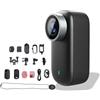 Sxhlseller Camera da 4K Mini Body, Fotocamera 4K Ultra HD Thumb con Connessione WiFi e Fotografia Ad Angolo Largo, Videocamera da Corpo Indossabile Magnetica per Vlog Cycling Travel