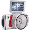 Jectse Camera da Vlog da 64 MP 4K, Zoom 18x, Videocamera da Viaggio AutoFocus Schermo Anti -Shake per Casa Selfie, Stile Vintage, per Incontri Familiari, Ricordi di Registri (SILVER)