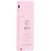 Kavolet Lettore MP3 Portatile Piccolo Batteria a Lunga Durata Supporto qualità Senza Perdita Scheda di Memoria da 64 GB Mini MP3 per Studenti (Rosa)