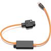 Jiawu Cavo Caricabatterie Bidirezionale DT-PD da 20 D-Tap a USB C PD 65W, Cavo di Alimentazione Intrecciato per Caricabatterie con Attacco a V a 2 Vie per Batteria con Attacco a V