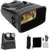 Plyisty Binocolo Da 10000 Mah Per Adulti, Ampio Schermo Da 4,0 Pollici, Zoom Digitale 15X, Foto Da 48 MP, Video 4K HD, Lente Ribaltabile A 180°, Utilizzo Diurno E Notturno, Bussola (Con carta da