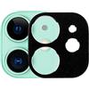 LA CASA DE LAS CARCASAS Protezione per fotocamera in metallo per iPhone 11, colore: nero
