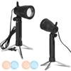 Emart Fotografia LED lampada a luce continua 5500K portatile fotocamera foto illuminazione per tavolo superiore studio - 2 set