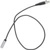 Artibetter Cavo Audio Nero 0,5m Dc3.5mm 1/8 Trs Femmina a Mini Xlr Femmina in Rame Contatti, Resistente All'ossidazione per Mixer e Videocamera