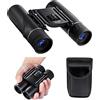 Generic Binocolo compatto 10x25 per adulti e bambini, binocolo pieghevole, binocolo piccolo per concerti di birdwatching