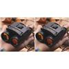 Mealoodiousmusea 2 set Telescopio Plastica 30x60 Ottico Binocolo Spotting Scopes Visione Trasparente Telescopi Accessori Campeggio Focus Binocolo Pellicola rossa, nero