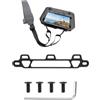 Pidynx Staffa in lega di alluminio + cordino in PU per DJI RC PRO/Smart Controller, pulsanti singoli e doppi commutabili (staffa)