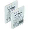 vhbw 2x batteria compatibile con Nikon Coolpix P1, S50c, S2, S52c, S1, S52, S5, S3, S7, S6, S7c, P2, S51c, S51 fotocamera (600mAh, 3,6V, Li-Ion)