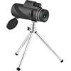 Generic Binocolo ad alta potenza, monoculare 40x60 HD Fotocamera telefono Zoom Telescopio monoculare Oculare Teleobiettivo portatile Obiettivo della fotocamera Ottica con supporto telefono interni/esterni