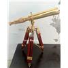 RK NAUTICAL INSTRUMENT Vimal - Telescopio nautico in ottone con treppiede in legno, decorativo, stile vintage