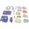 Denash PU BUNTES 11 Accessori per Fotocamere -Bündel Kit con Prodotti Diversi e Buono per Famiglie e Amici, Star PU Materiale