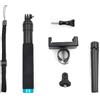 ZEZEFUFU 1 Set Camera Stick Palmare Selfie Stick+Treppiede Monte+Clip Del Telefono+Cinghia Supporto Del Basamento Supporti per GoPro Hero 7 6 5 4 Series