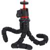 Fockety Treppiede per telefono, treppiede flessibile portatile per telefono e macchina fotografica, treppiede per telefono cellulare girevole a 360° con vite standard da 1/4 di pollice