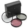 Fujifilm FinePix S5000, S5100, S5500 - 55 mm ad alta risoluzione di 3 pezzi set di filtri (UV, fluorescente, Filtro polarizzatore) ad alta risoluzione (non è un prodotto Fuji)