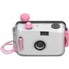 Annadue Fotocamera a Pellicola da 35 Mm, Fotocamera a Pellicola retrò Riutilizzabile con Custodia Impermeabile, Fotocamera a Pellicola da 35 Mm Punta e Scatta per Ragazzi e Ragazze,