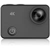 UOHUFIDABFD 40M Waterproof Action Camera with Touch Screen 4K 24 Frames Ultra HD Video 20MP Photos Live Streaming Stabilization Dual Screen WiFi Anti-Shake Wrist Remote Control 170°A+ Lens with Accessory Set