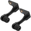 KONTONTY Supporto Sicuro Per Telescopio Con Adattatore Per Binocolo - 2 Pezzi Lega Abs Nero - Per Fotografia