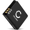 CELLONIC 1x Batteria per Fotocamera Compatibile con Sigma DP3 Merrill, DP1 Merrill, Compatibile con Leica D-LUX 3, 18644 - (1100mAh, 3.7V)