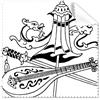 DIYthinker Cina cinese ombrello spada Dragon liuto cinese tradizionale cultura linea disegno occhiali panno di pulizia del pulitore dello schermo 5PCS