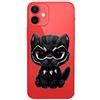 MUTOUREN Cover per iPhone 12 Mini Custodia in Silicone TPU Trasparenti Ultra Sottile Antigraffio Antiurto Protettivo Case con Pellicola Proteggi Schermo, Piccolo Leopardo