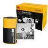 KODAK Memo Shot ERA Regalo di Natale per Bambini Fotocamera Digitale Istantanea e Stampante per Etichette, Giallo (Fotocameta + 1 Rotolo di Carta per Etichette One-Touch + Set di 9 Rotoli di Carta)