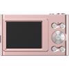 AUBEST Videocamera, Fotocamera digitale 4K protetta, videocamera 48MP Schermo IPS da 2,4 pollici Messa a fuoco automatica Zoom digitale 16X Rilevamento anti-vibrazione Cattura sorriso(Pink Camera -16GB)