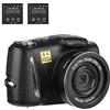 Andoer Cam 4K 60FPS - Videocamera digitale ad alta risoluzione, con zoom digitale 16x, con schermo IPS da 3,2, ricarica di tipo C, per ritratti