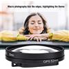 DOACT Lente Macro con Lente D'ingrandimento 10X per Action Camera GoPro Hero 6/5, Tema Evidenziato, Collegabile, Perfettamente Abbinato Agli Anelli Filtro, Cattura la Vita Marina a
