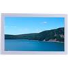 YPAPBHT Cornice for foto digitali da parete da 19/22 pollici con lettore automatico Full HD 1080P(White,24-inch)