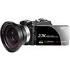QZCX Videocamera Digitale, 2.7K Video Camera Camcorder Webcam 3.0 Inch IPS HD Touch screen FHD Camera Support Remote Control Original Camera(Standard,Option A)