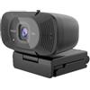 TIEOAXFT Webcam for PC 1080P HD, telecamera USB for, con doppio microfono, mini webcam for conferenze e streaming live, campo visivo di 90°