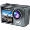 SWZEC Kozenix Action Camera + scheda di memoria da 64 GB(Grigio)