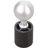 Snorvixre Testa a sfera da 17 mm, filettatura da 1/4 pollici, lega di alluminio, adattatore di espansione, compatibile per supporti per fotocamera, supporto per telefono, adattatore per fotocamera