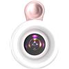 Generico Telefono Macro Lente - Lente Selfie Per Telefono | Lice A Clip Regolabile, Telefono Fotografico Portatile, Per Fotocamera Multiuso, Lampada A Led LED LIGHT RIMBIE MACRO PER ULTRA LIGHT BLIGH