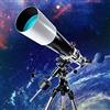 YangRy HD Stargazing Telescope,Refractor Telescopes,80mm Aperture 900mm Astronomical Telescopes with Adjustable Tripod and Smart Phone Stand YangRy