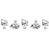 Leofoto Torque Master - Confezione da 5 viti a D per treppiede, con anello a D, con impugnatura larga, in acciaio INOX