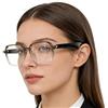 Generico Occhiali Ai - Occhiali con Protezione UV e Isolamento Acustico - Smart Wireless,Per Casa, Viaggi, Scuola, Donne, Giovani, Ragazzi, Figli, Familiari