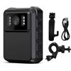CHICHIYANG HD 2K Mini Clip Camera 130 ° Obiettivo grandangolare IR Visione notturna Loop Automatico IP65 Impermeabile Video Audio Body Recorder