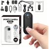 TKMARS Mini Action Cam 4K per Pollice, Portatile Impermeabile Indossabile 4K Bodycam con Clip di Rotazione a 360°, Telecamera POV Magnetica per Equitazione, Motociclette, Animali Domestici, Vlogging