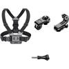 Oxxggkao Action Camera Accessori Set Regolabile Petto Monte Imbracatura Per Supporto Telefono Stand Per All'aperto Avventura Azione Accessori